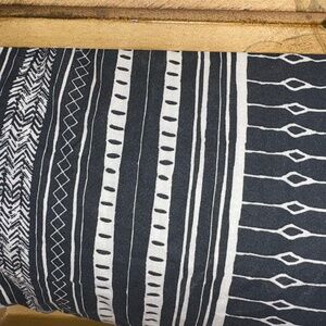 H&M 100% Cotton Queen Sized African Bogolan Mudcloth Duvet Cover